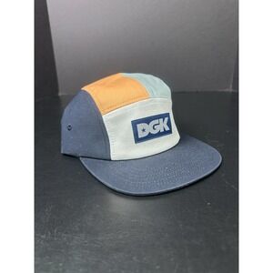 DGK Pier 5 Panel Strapback Hat Streetwear Skater Grunge